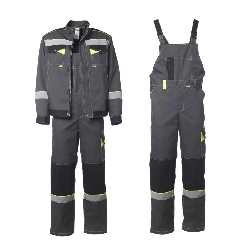 Customized Industrial High Visibility Polyester Cotton Durable Safety Coverall Construction Factory Workwear Overall