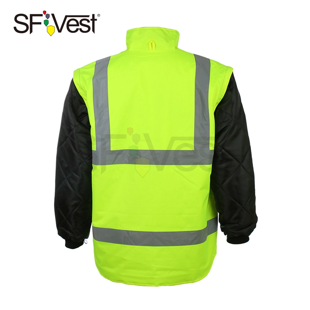 3 in 1 Winter Safety Reflective High Visibility Jacket Eniso