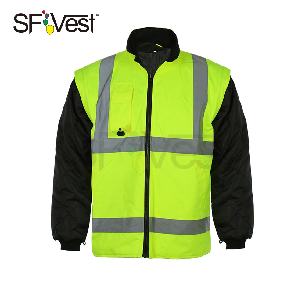 3 in 1 Winter Safety Reflective High Visibility Jacket Eniso