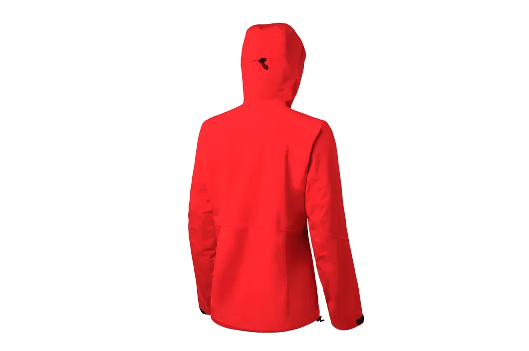 Factory Supply Outdoor Clothing Women Softshell Jacket Windbreaker Light Waterproof Jacket with Hood