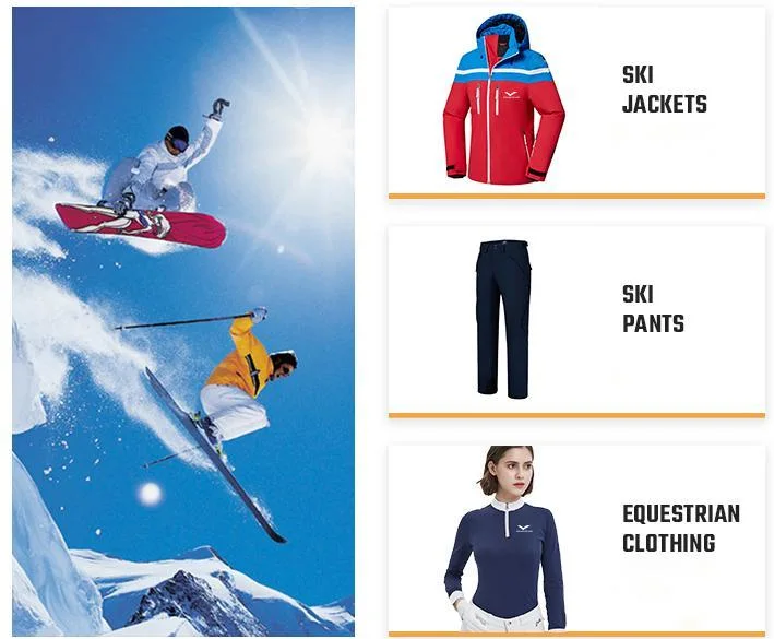 China Manufacturer Direct Wholesale Clothing Ski Suit Windproof and Waterproof Ski Jackets