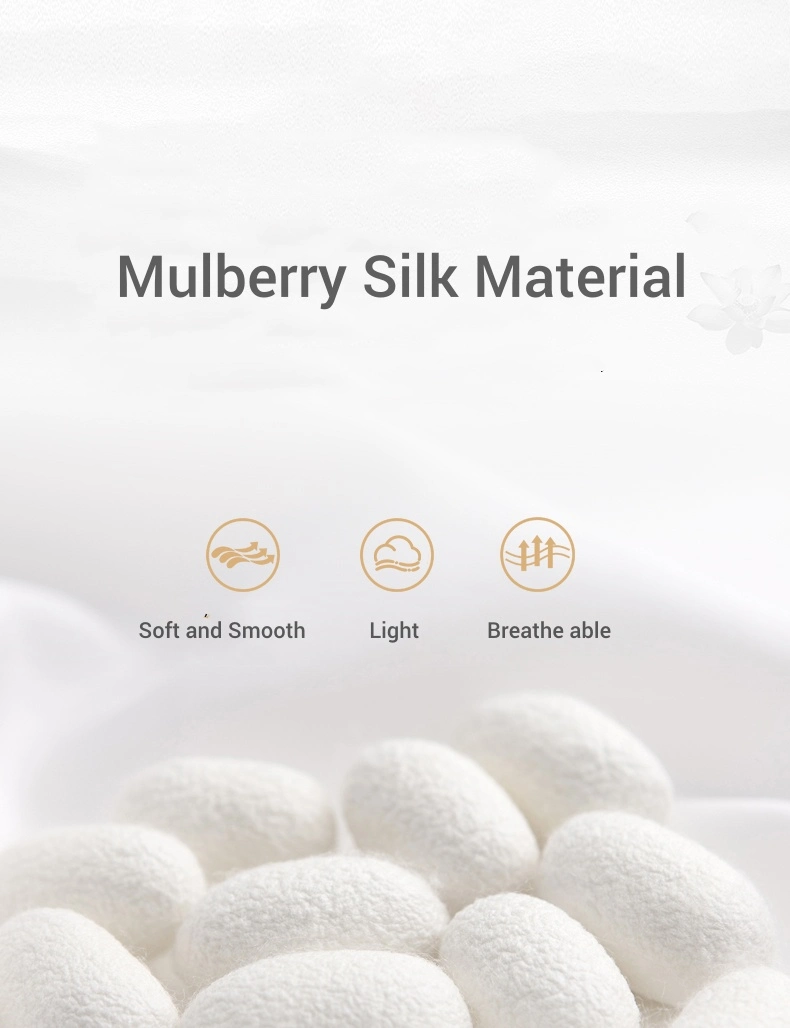 Luxury Mulberry Handmade	Silkworm Comforter China Supplier Bedding Set Silk Duvet