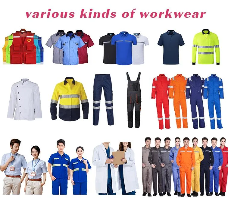 Industrial Cotton Anti-Static Long-Sleeved Protective Work Clothes