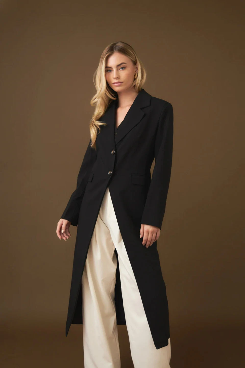 Long Women Oversized Wool Cardigan Coat High Quality Womens Wool Winter Coats