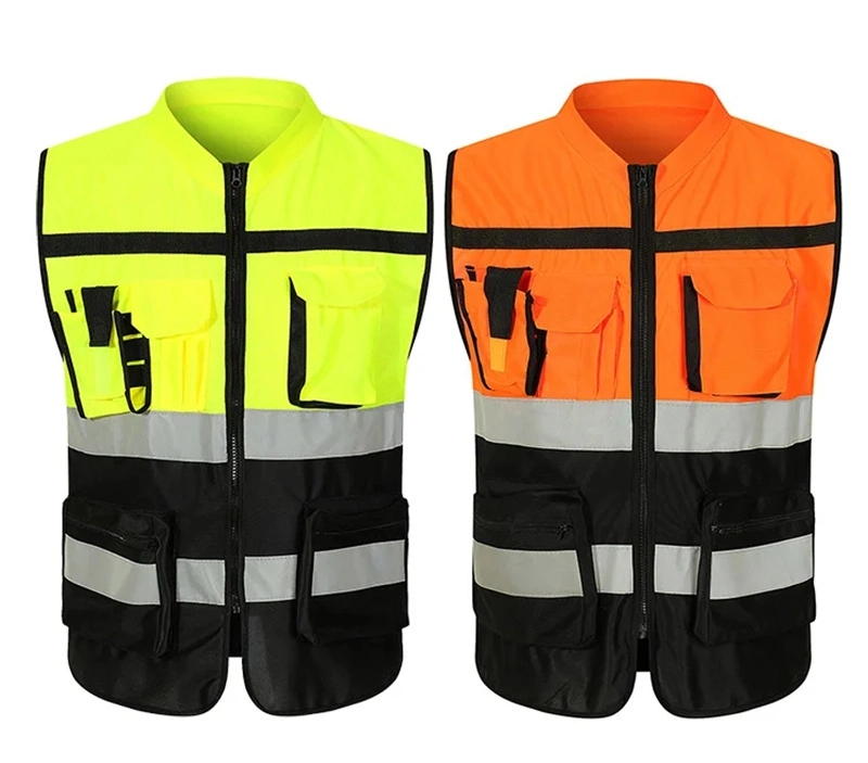 Custom Logo Winter Mining PPE Green Orange Waterproof Work Coat Welding Factory Workwear Safety Protective Apparel