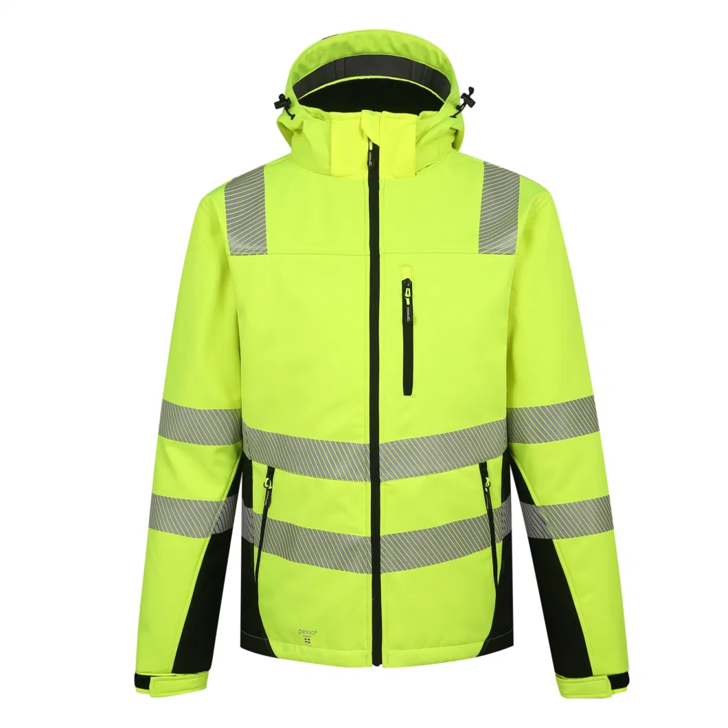 Custom Logo Winter Mining PPE Green Orange Waterproof Work Coat Welding Factory Workwear Safety Protective Apparel