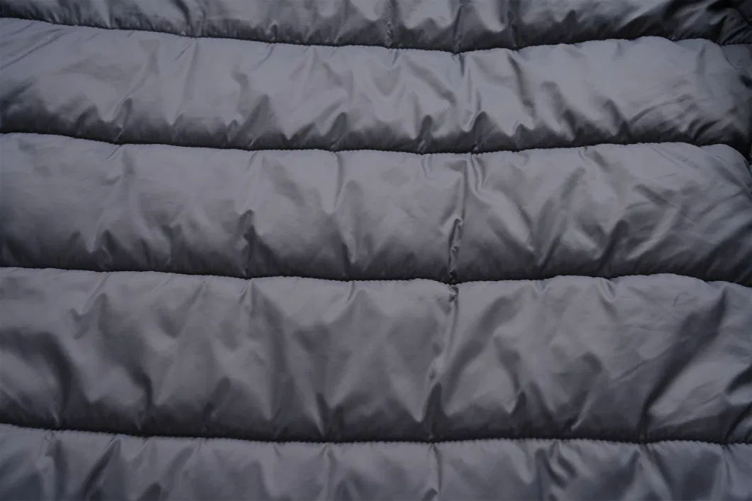 Winter Custom Logo Polyester Padded Quilted Puffer Jacket for Men
