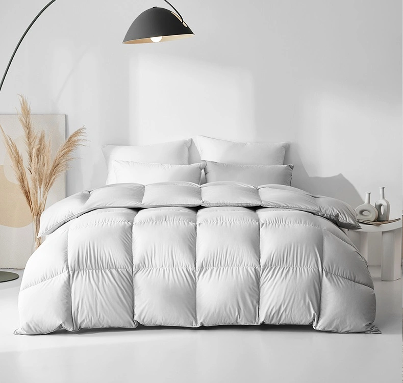 100% Goose Down Filling Warm and Thick Bedding Pure White Comforter Duvet