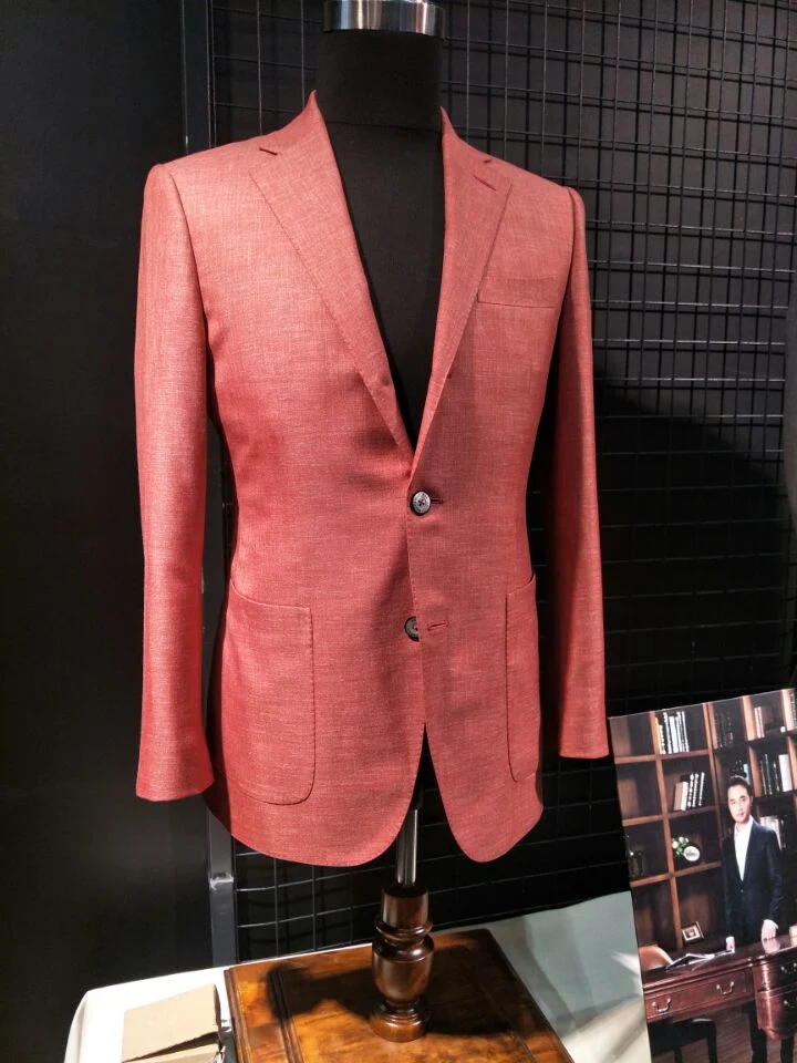 Fashion Made-to-Measure Apparel Clothing Leisure Man Wedding Suits Bespoke Tailor Men Suit