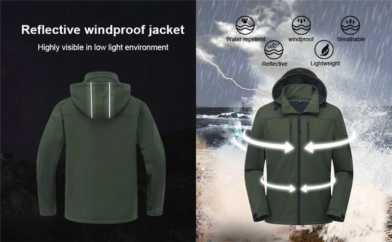 OEM High Quality Custom Lightweight Waterproof Warm Coat Windproof Breathable Camping Hiking Windbreaker Jacket