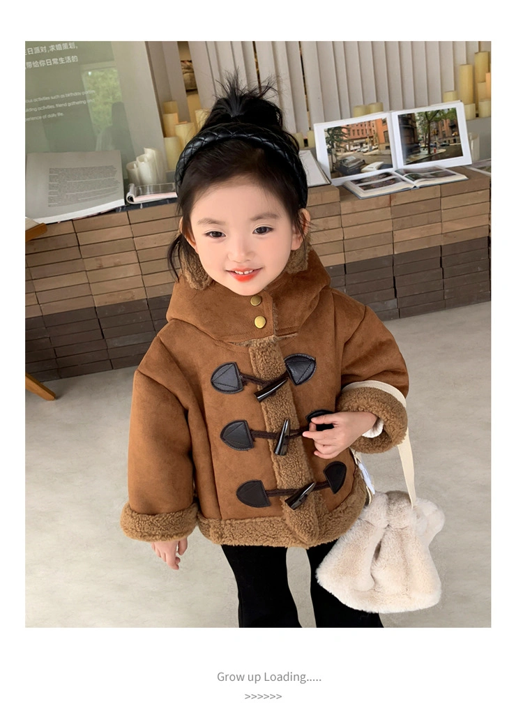 Nnr Baby Girl Kids Hoodie Trench Coat for Best Quality Price Hoody Manufacturer