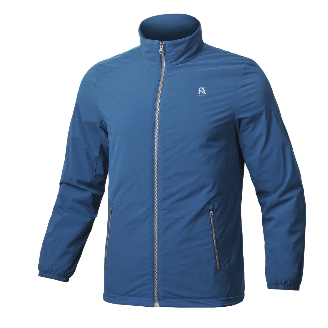 Men Windproof Breathable Claiming Outwear Waterproof Sport Outdoor Jacket with High Soft Stretched Fabric