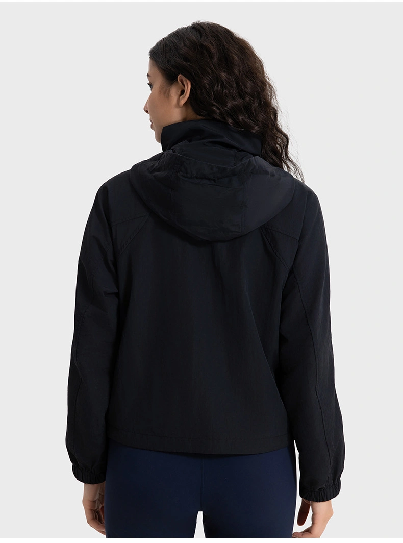 Wholesale Softshell Hooded Two-Wear Sport Coat Hiking Women&prime;s Windproof Casual Outdoor Jacket