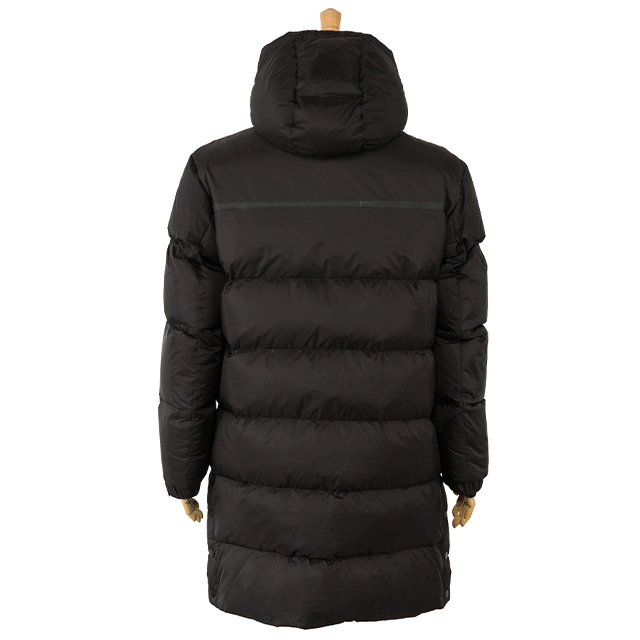 Wholesale Factory Winter Womens Outdoor Long Hooded Warm Windproof Fake Down Puffer Jacket