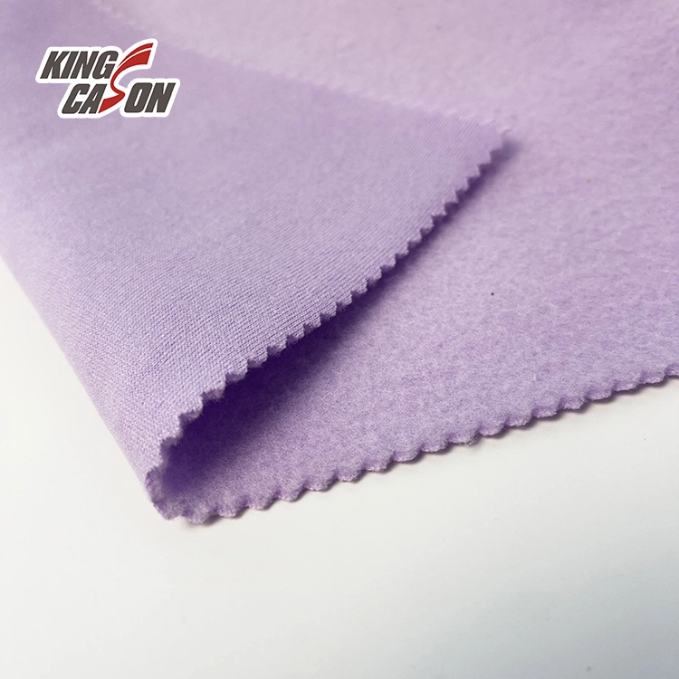 Kingcason Polyester Anti Wrinkle Warm Layer Jacket Fabric Polar Fleece Fabric