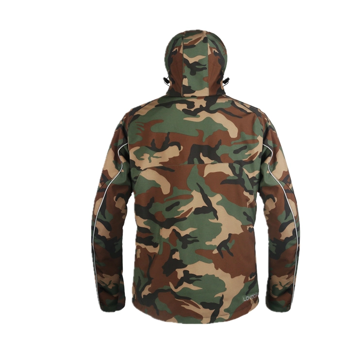 Camo Softshell Casual Motorcycle Jacket with Factory Price