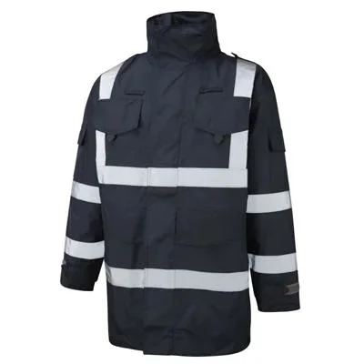 Workwear Winter Factory Insulated Waterproof Heavy Windproof Work Reflective Jacket