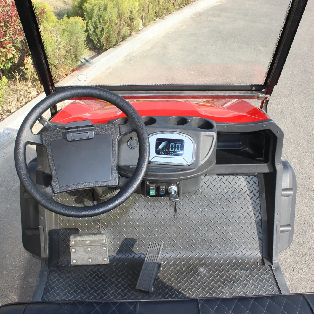 China Manufacturer Wholesale 100/120km Mileage Lead Acid/Lithium Battery 48V/60V/72V 2, 4, 6, 8, 10 Seats/Seater Hunting Golf Cart