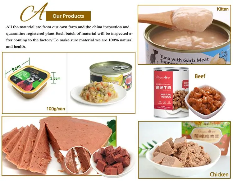 Air Dried Beef Flavor Dry Pet Food Main Food Pet Snack Supplier