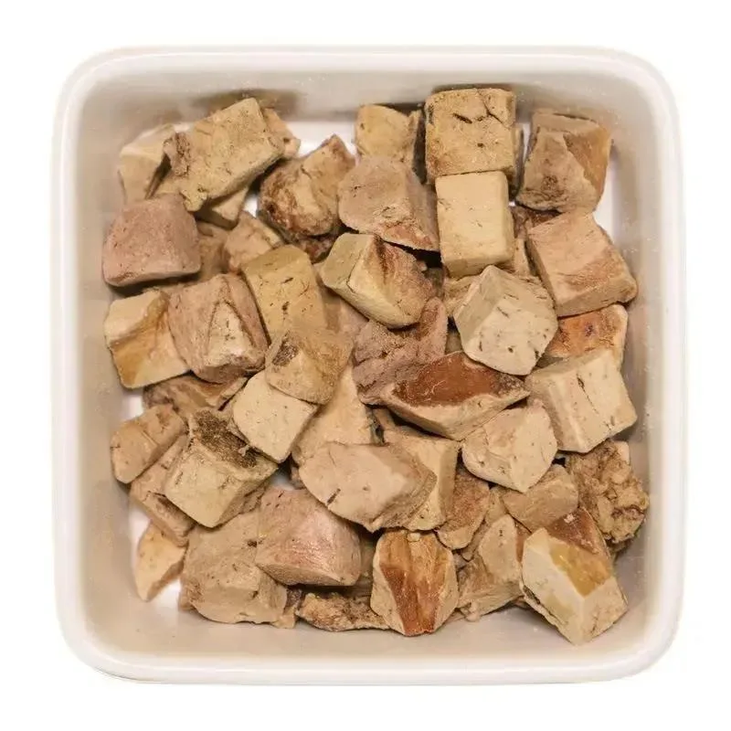 Beef Chicken Duck Liver Raw Bone Meat Organic Freeze Dried Dog Snacks