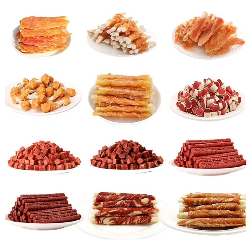 OEM Pet Dog Food Supplies Dog Jerky Chews Manufacture Wholesale Duck Jerky Dog Treats Pet Chew Treats