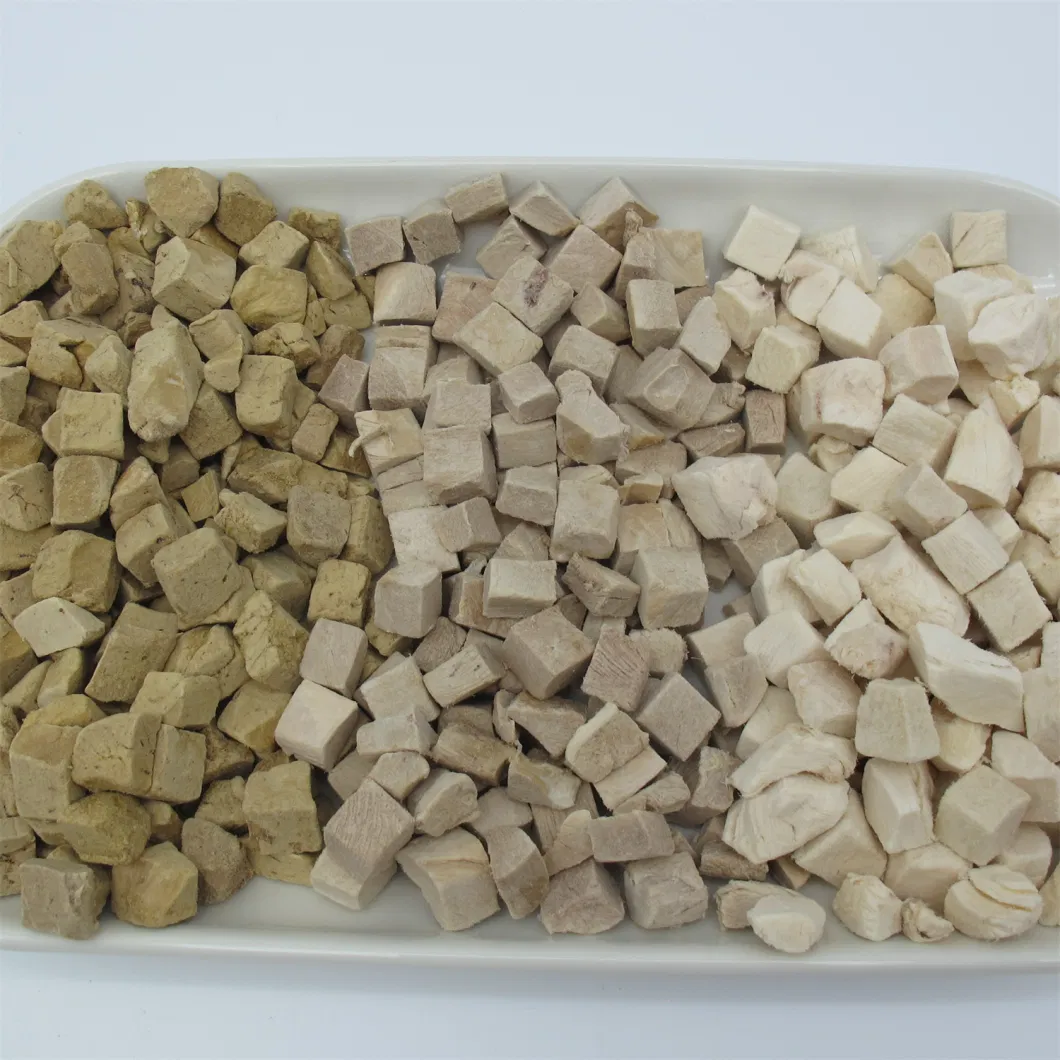 Wholesale Manufacture Factory Mass Production Freeze-Dried Chicken Duck Liver Cubes Pet Food Cat Snack Dog Chicken Treat