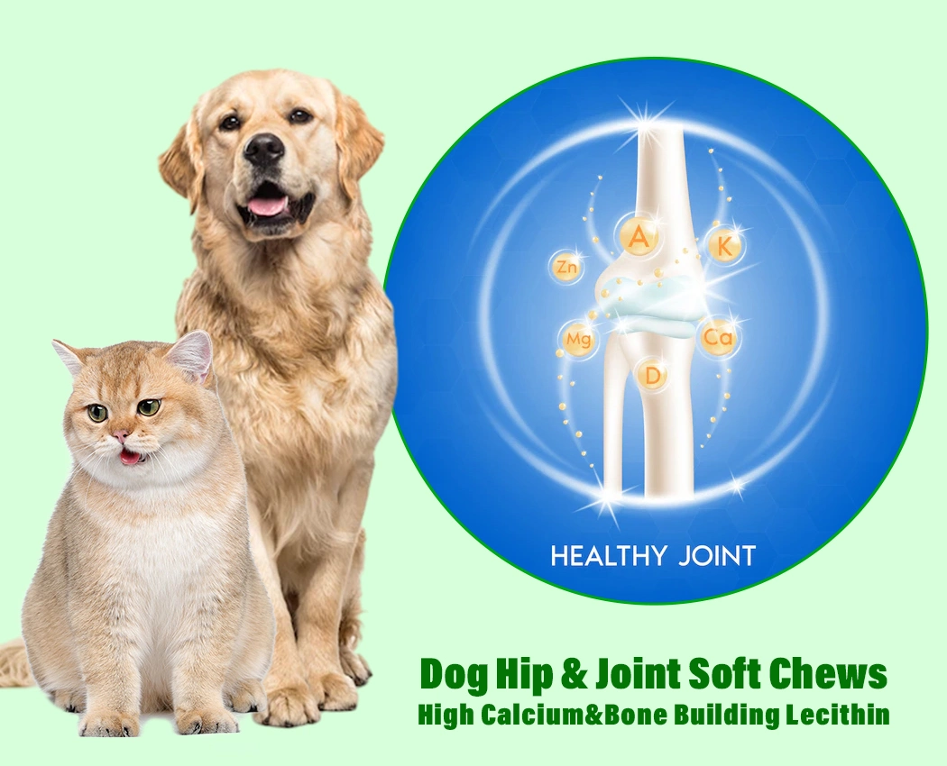 Wholesale Pet Joint Soft Chews Nutritional Supplement Joint Supplement for Dogs Private Label 5-in-1 Dog Treats