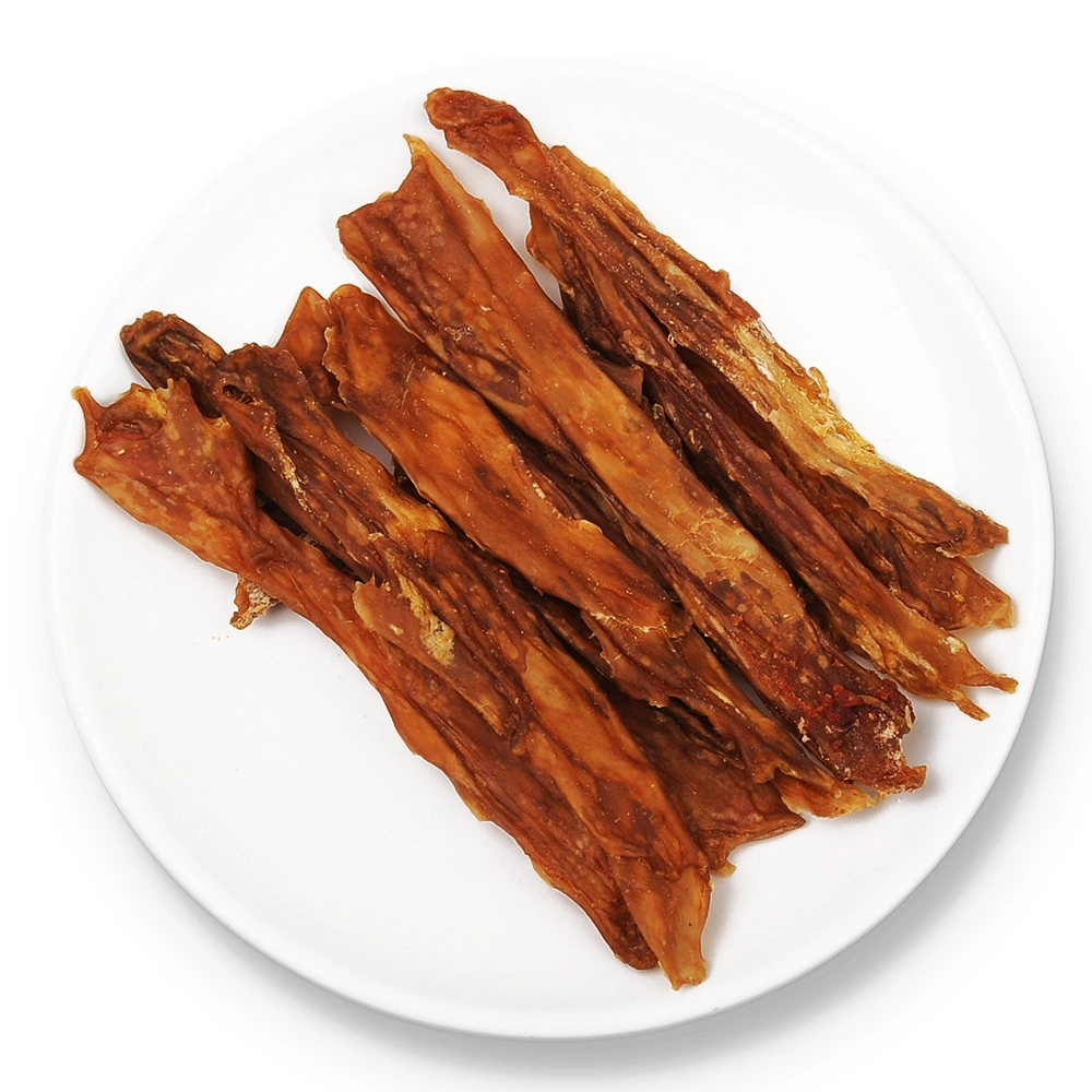 Wholesale Natural Dry Rabbit Meat Strips Healthy Pet Treats Dog Meat Snacks