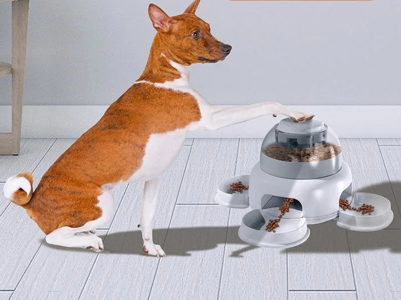Pet Food Spiller Press Feeder Dog Food Ejector Training Leakage Pet Food Utensils