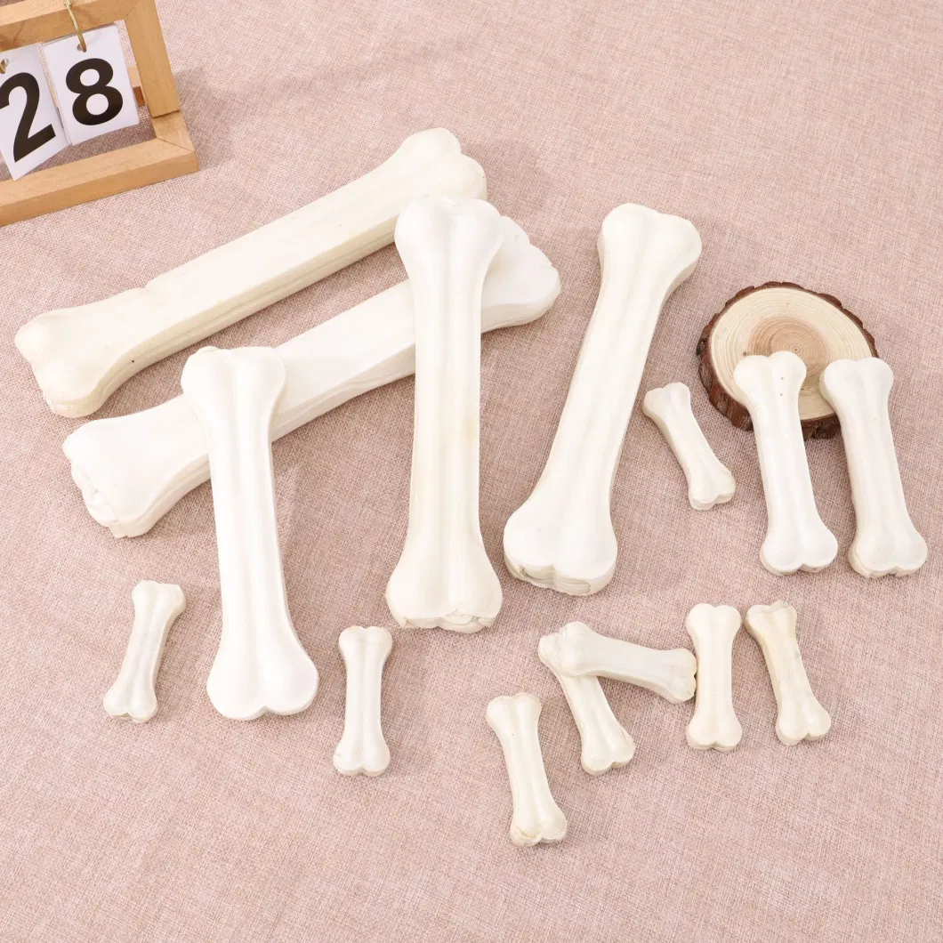 Cowhide Pressure Bone Molar Bleached Bone Dog Training Calcium Pet Dog Chews Snack Sewe008