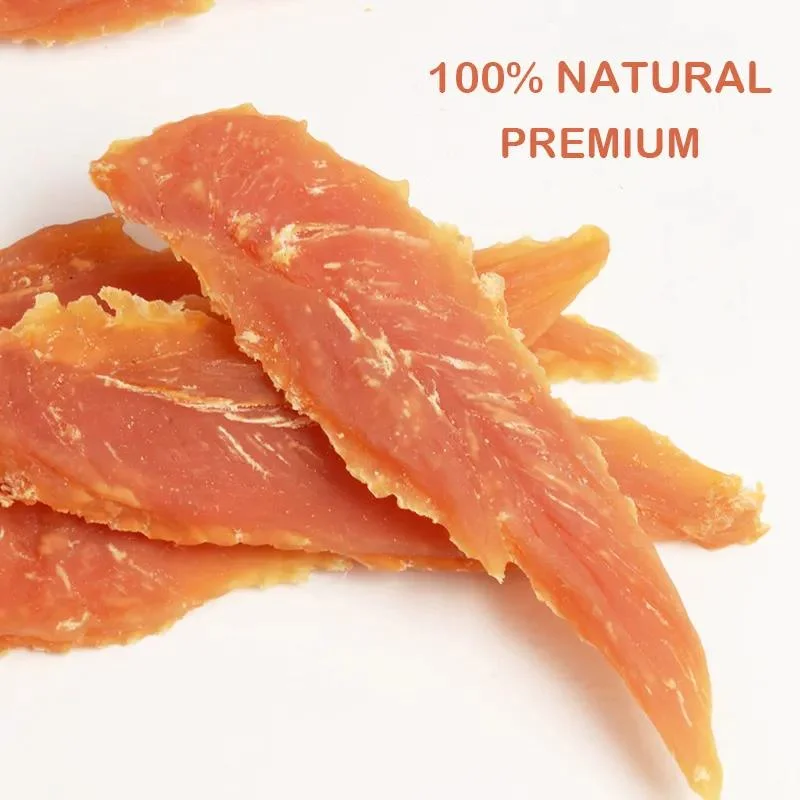 Delicious Healthy Pet Treat Manufacturer Duck Jerky Dog Snack High Protein Low Fat Duck Strips Natural Dog Treats