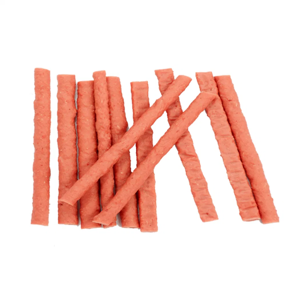 Private Label Chicken Meat and Rice Sticks High Palatability Dog Treats Pet Snacks