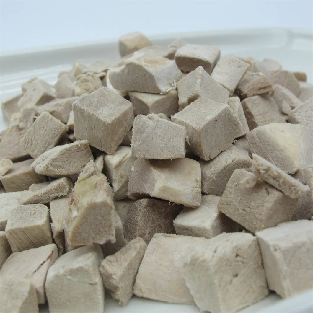 Wholesale Manufacture Factory Mass Production Freeze-Dried Chicken Duck Liver Cubes Pet Food Cat Snack Dog Chicken Treat