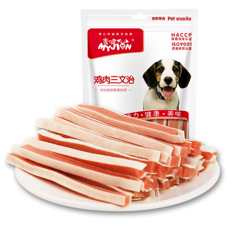 Origin Pet Snack Chicken Sandwich Teddy Golden Retriever Whole Dog Training Dog Snack Cleaning Wholesale