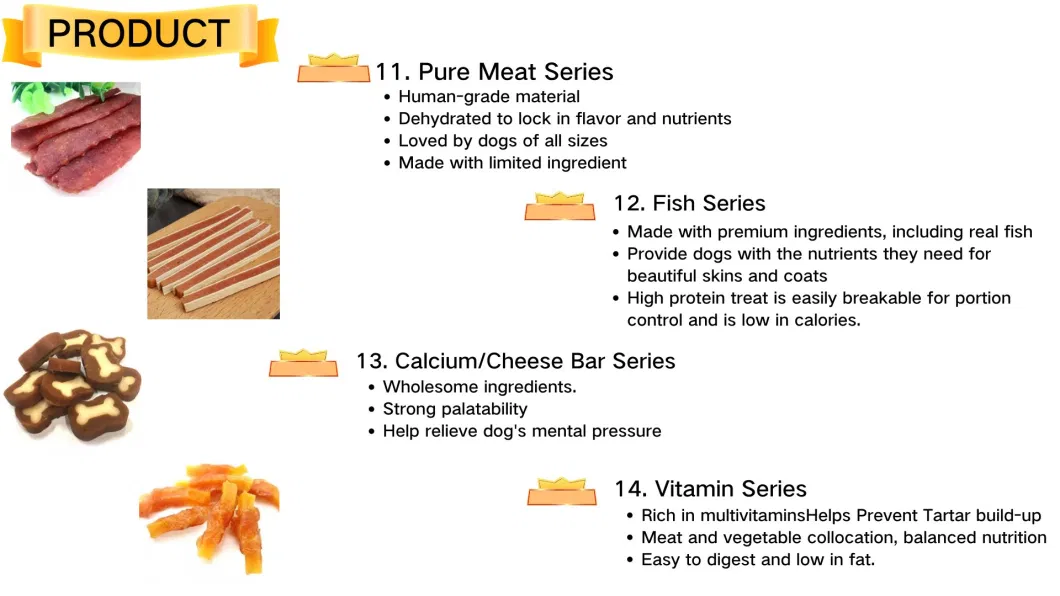 Professional Supply 1.5&quot;Duck Wraps Cod Shaped Bone Pet Snacks