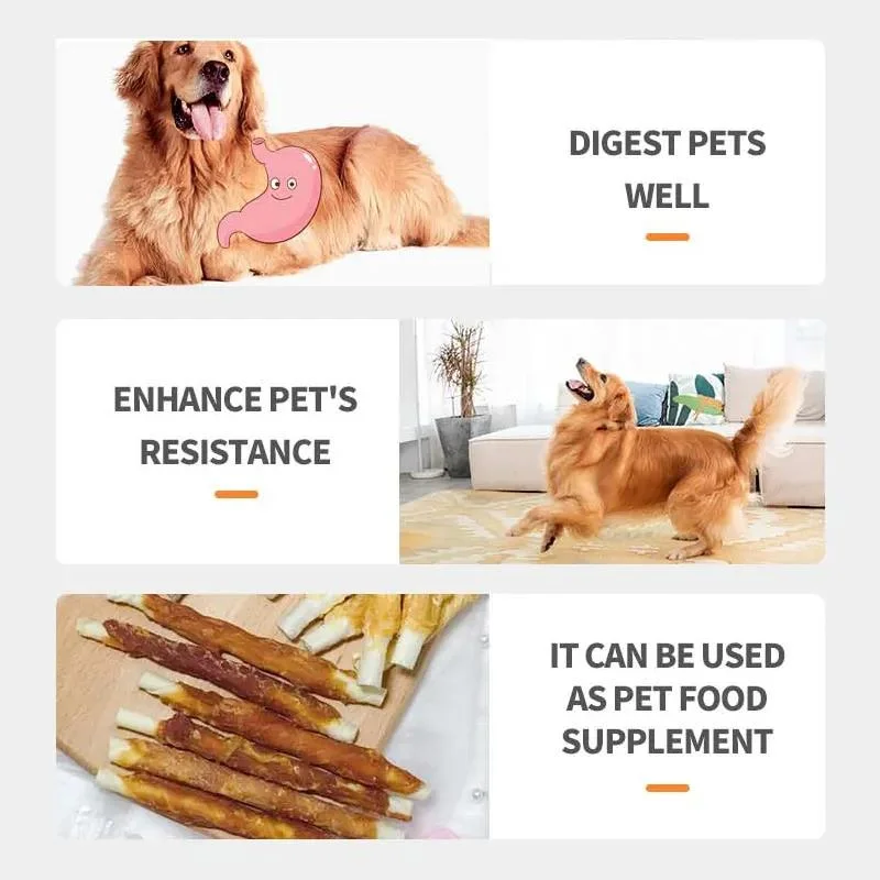 OEM/ODM Air-Dried Chicken Breast Jerky Dog Snacks Chicken Dog Treats Pet Food