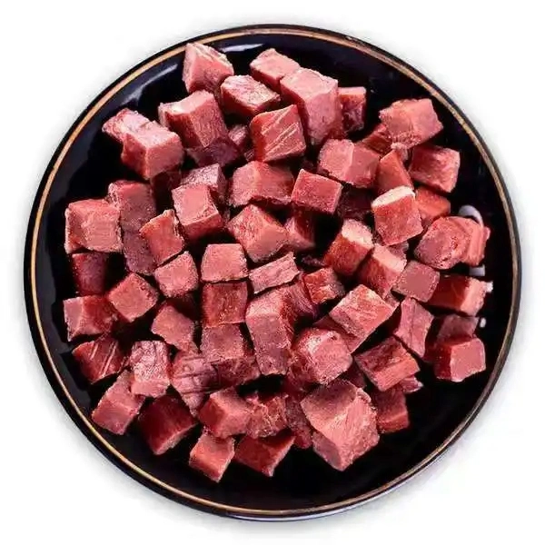 Food Freeze Dried Beef Cubes Pet High Calcium Snacks Pet Food
