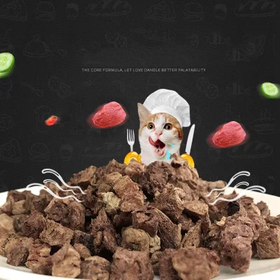 Freeze-Dried pulmón bovina como mascota Snack es nutritiva y saludable