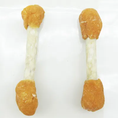  Deliciosa comida saludable pollo seco Grado de seguridad falsa pesa costillas Snack Comida para perros mascota tratar
