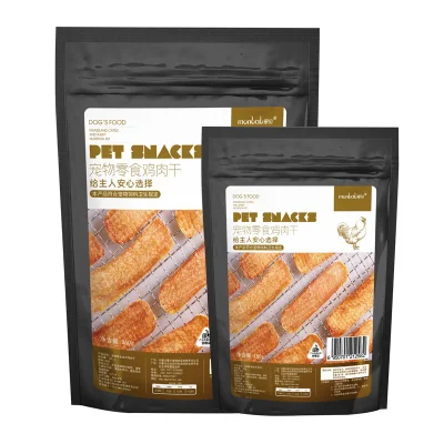  Pollo Jerky Perro trata Chicken Perro de pecho Entrenamiento Chicken Chips Trata de mascotas Nmbm020