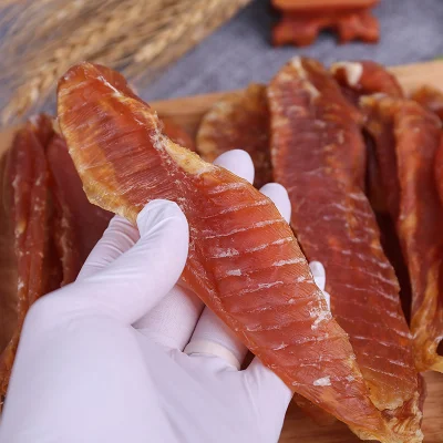 300g fábrica Venta directa Pet Dog Entrenamiento Snacks Chicken Jerky Hude011