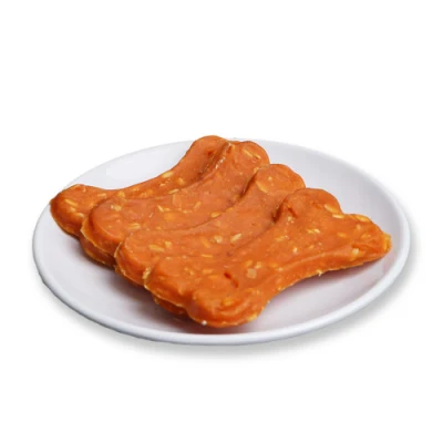  Puré de pollo y la harina de avena o arroz en forma de Hueso Snack para perros snacks para perros snacks para perros orgánicos