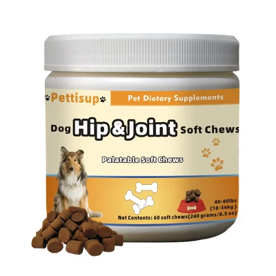  Mayorista Pet Joint Soft Chews Suplemento nutricional Joint Supplement for Perros etiqueta privada 5-in-1 Gatos para perros