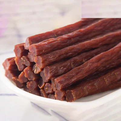  Material saludable mayorista Beef Stick tira de carne Pet Dog Snack Hxj11