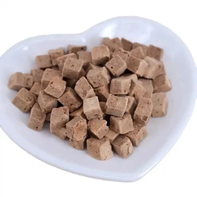Hígado de ternera natural sin sabores artificiales alimento de perro seco congelado Pet Comida