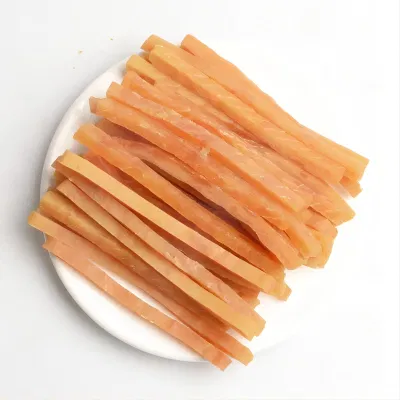 100% Orgánico secado ricos Nutrición Pura Pollo suave de seda Snack Comida para perro y gato