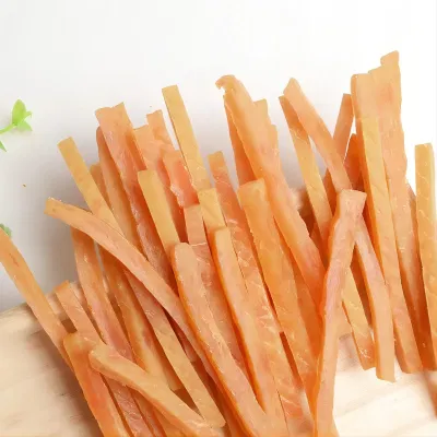 100% Orgánico secado ricos Nutrición Pura Pollo suave de seda Snack Comida para perro y gato