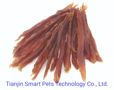 Tiras de pato suave trata Pet pet food