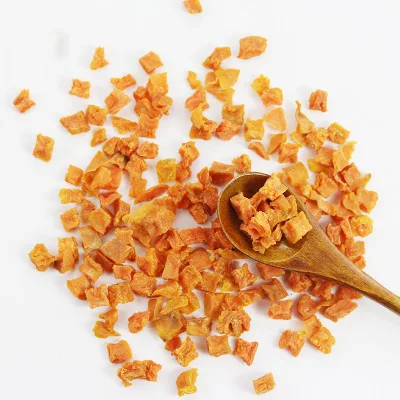  Ingredientes naturales de alimento para mascotas cubos de Batata seca trocitos de patata dulce