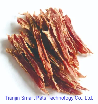Tiras de pato suave trata Pet pet food
